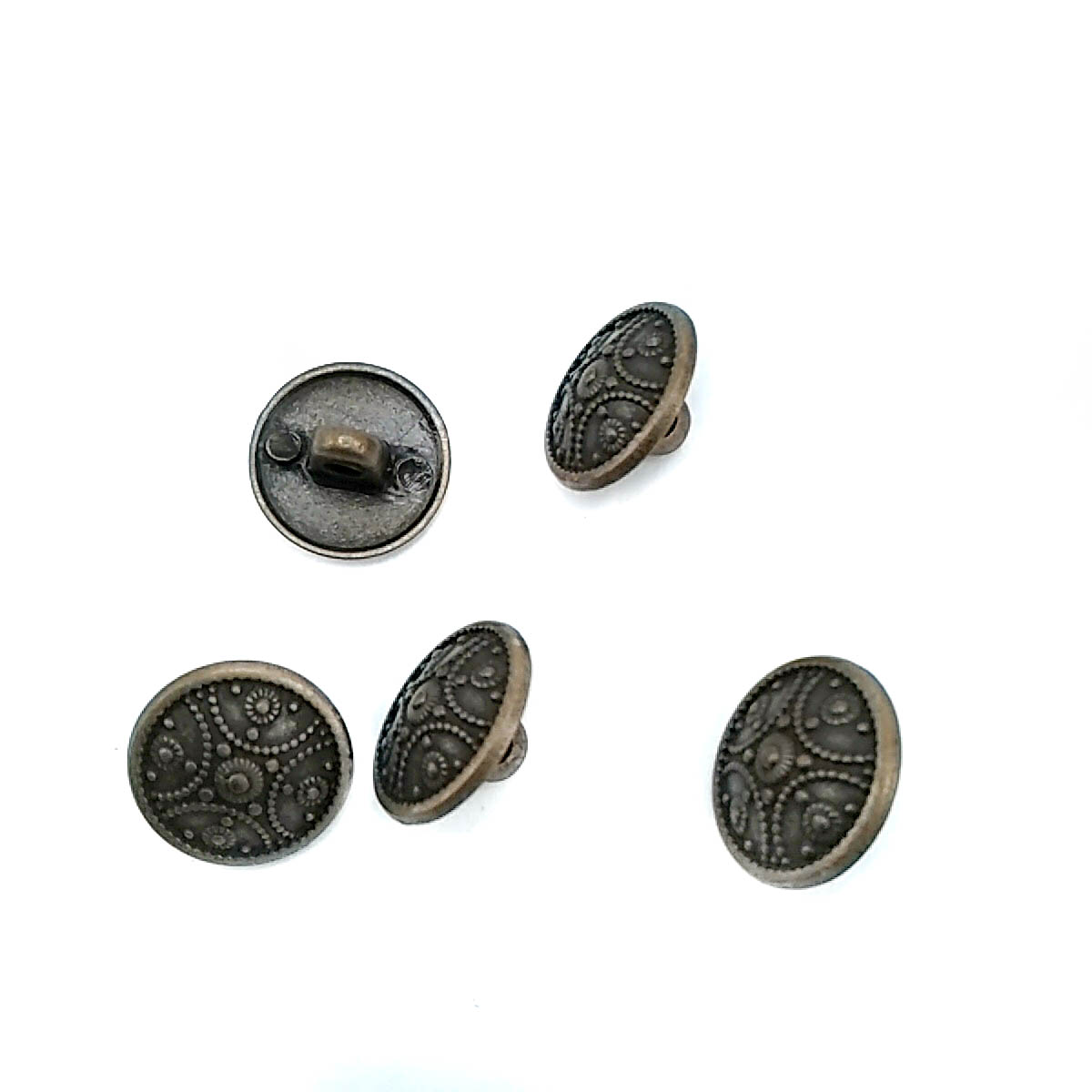 15 mm Shank Button front and detail view