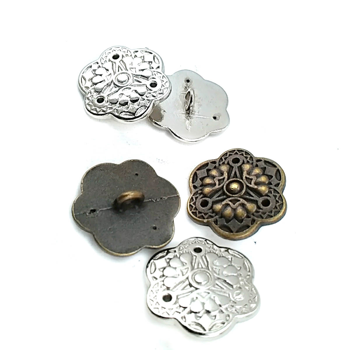 21 mm Shank Button front and detail view
