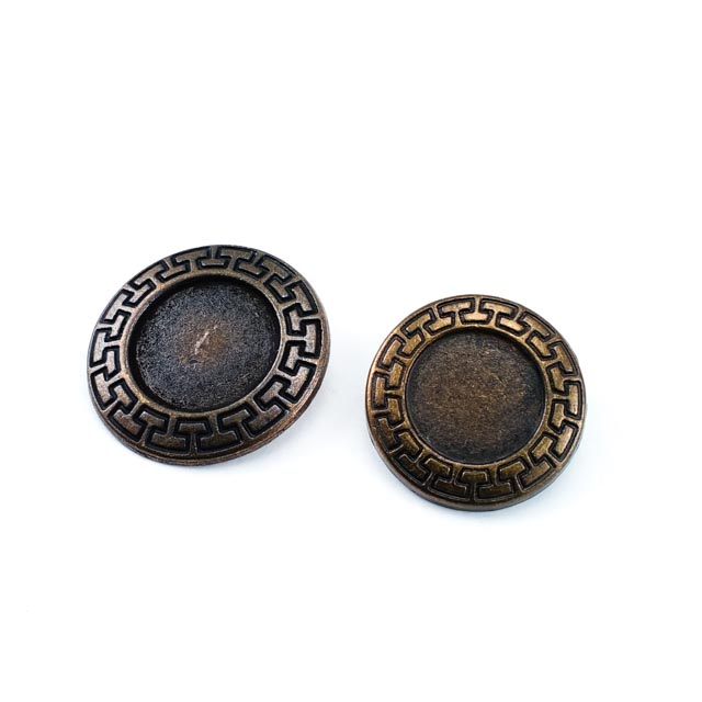 25 mm Shank Button front and detail view