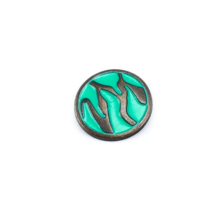 27 mm Shank Button front and detail view