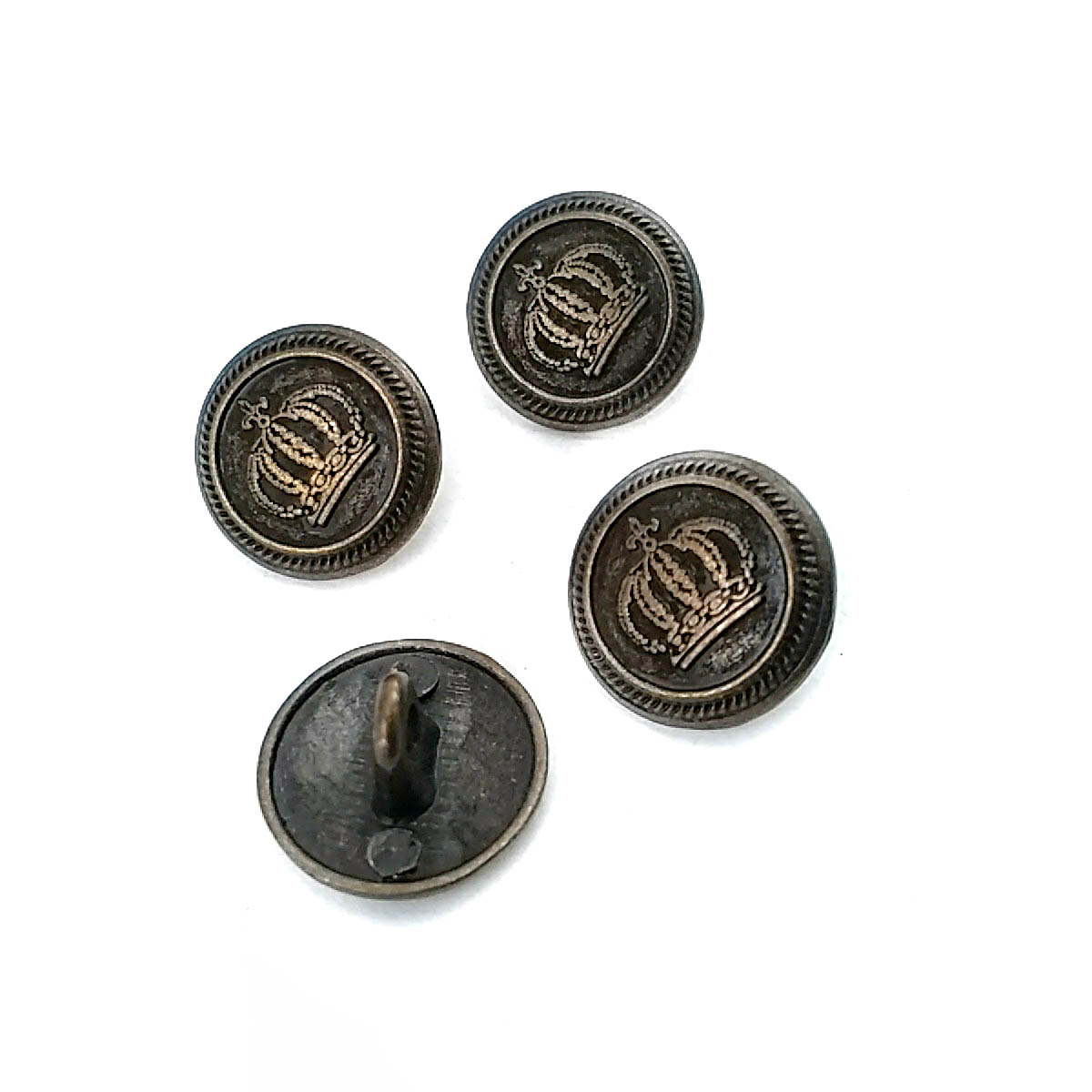 15 mm Shank Button front and detail view
