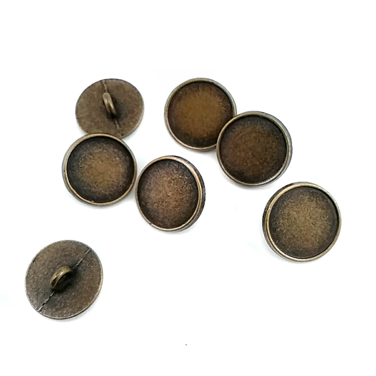 15 mm Shank Button product image 15 mm Shank Button front and detail view