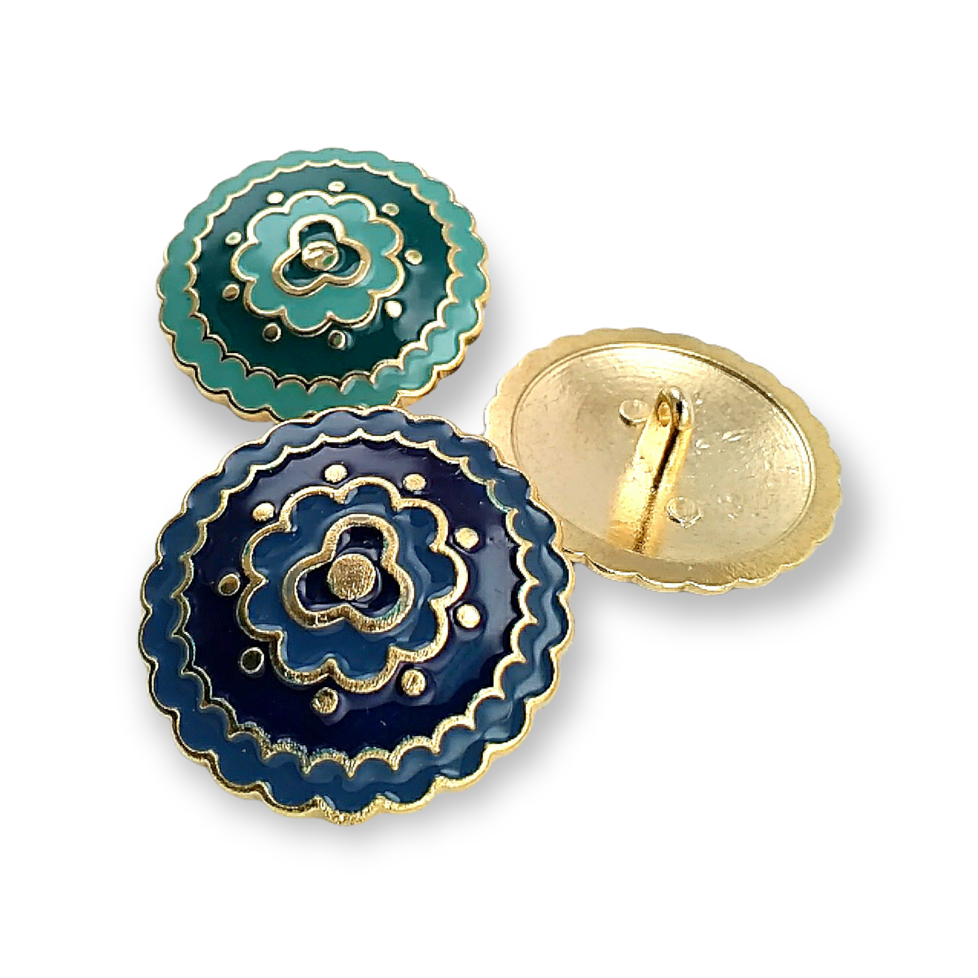 Coat Button 30 mm - 48 L Enameled Outerwear Button E 537 Coat Button 30 mm - 48 L Enameled Outerwear Button E 537