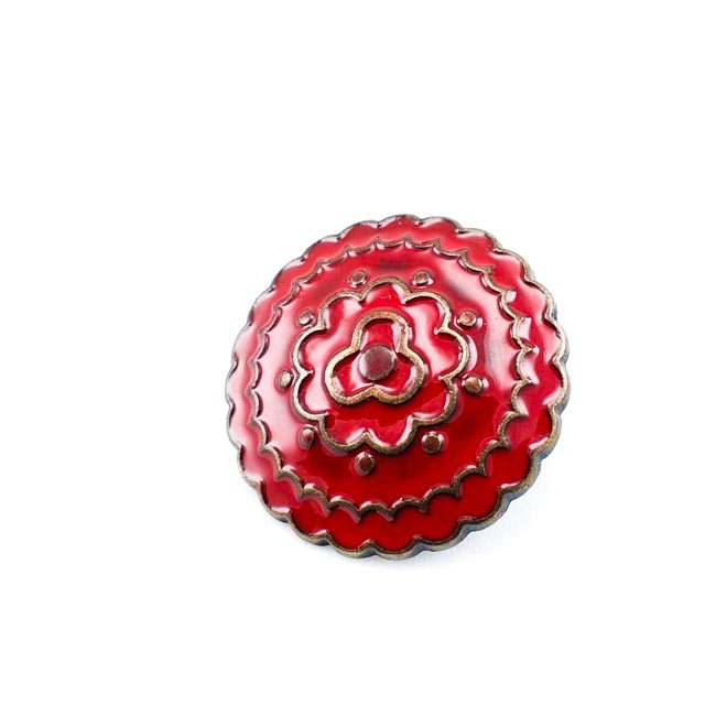 Coat Button 30 mm - 48 L Enameled Outerwear Button E 537