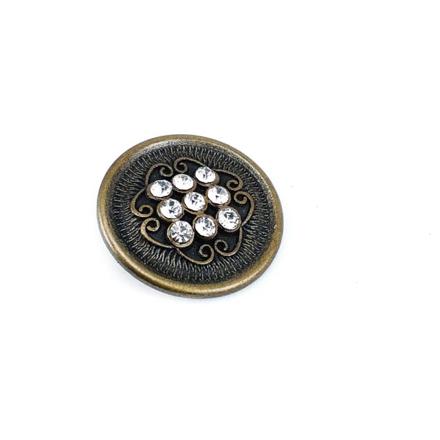 Kaban ve Manto Düğmesi Büyük Boy Taşlı  Düğme 27 mm - 44 boy E 561