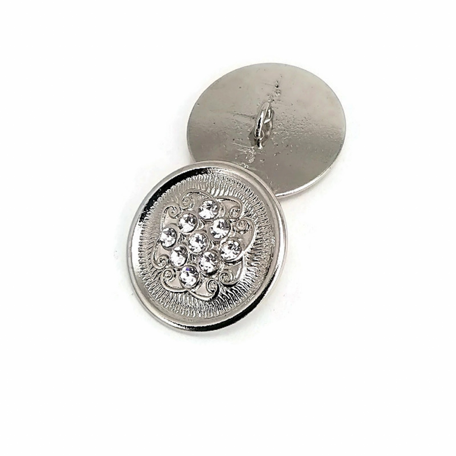 Kaban ve Manto Düğmesi Büyük Boy Taşlı  Düğme 27 mm - 44 boy E 561