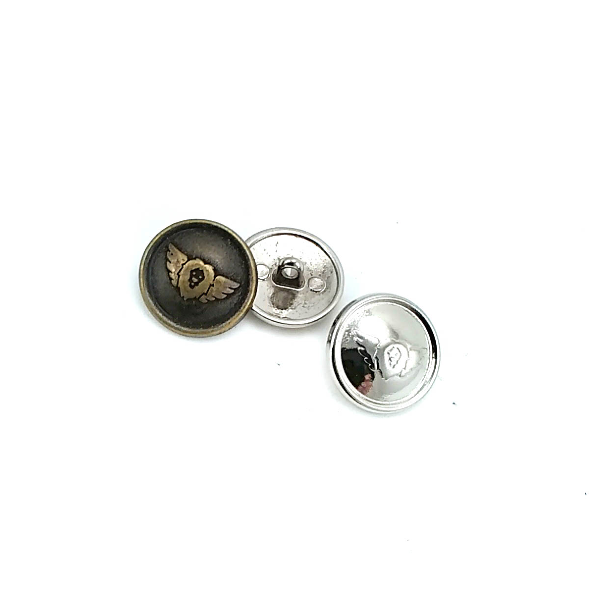 20 mm Shank Button front and detail view
