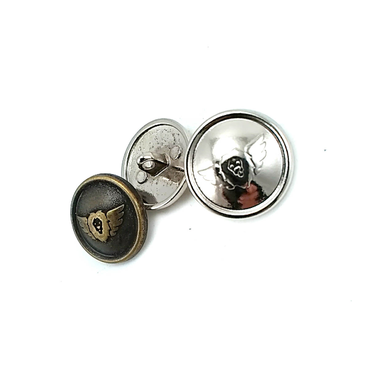 20 mm Shank Button front and detail view