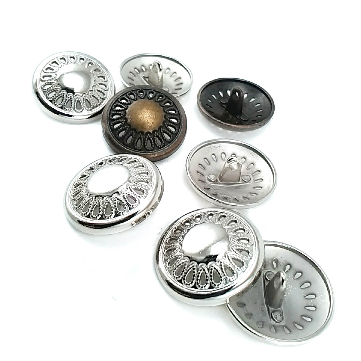 26 mm Shank Button front and detail view