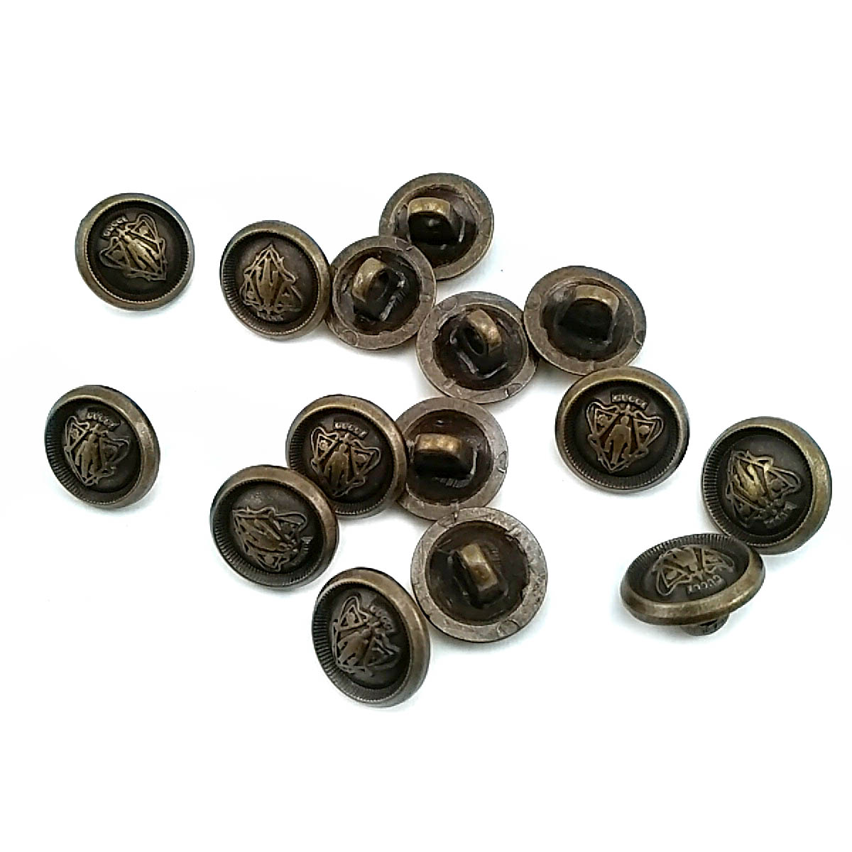 12 mm Shank Button front and detail view