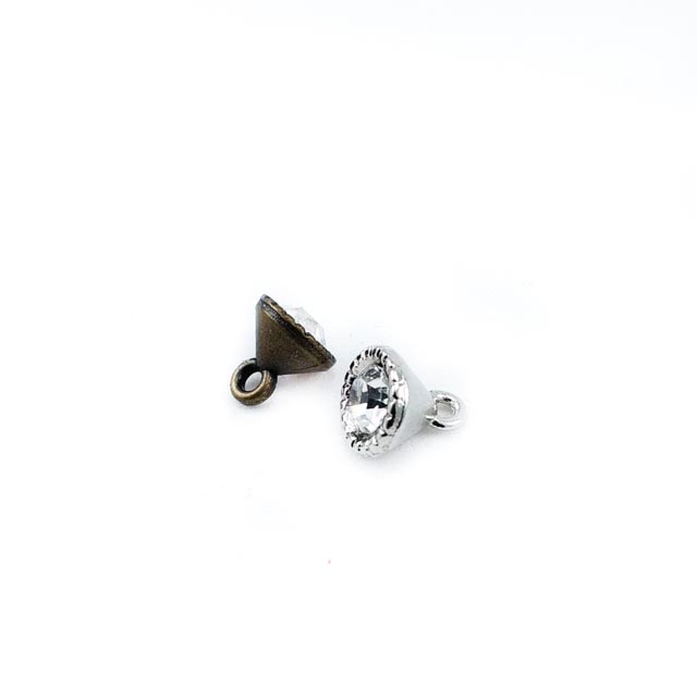 8 mm Ayaklı Düğme ön ve detay görünümü