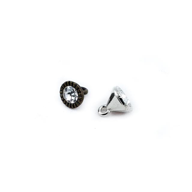 8 mm Ayaklı Düğme ön ve detay görünümü