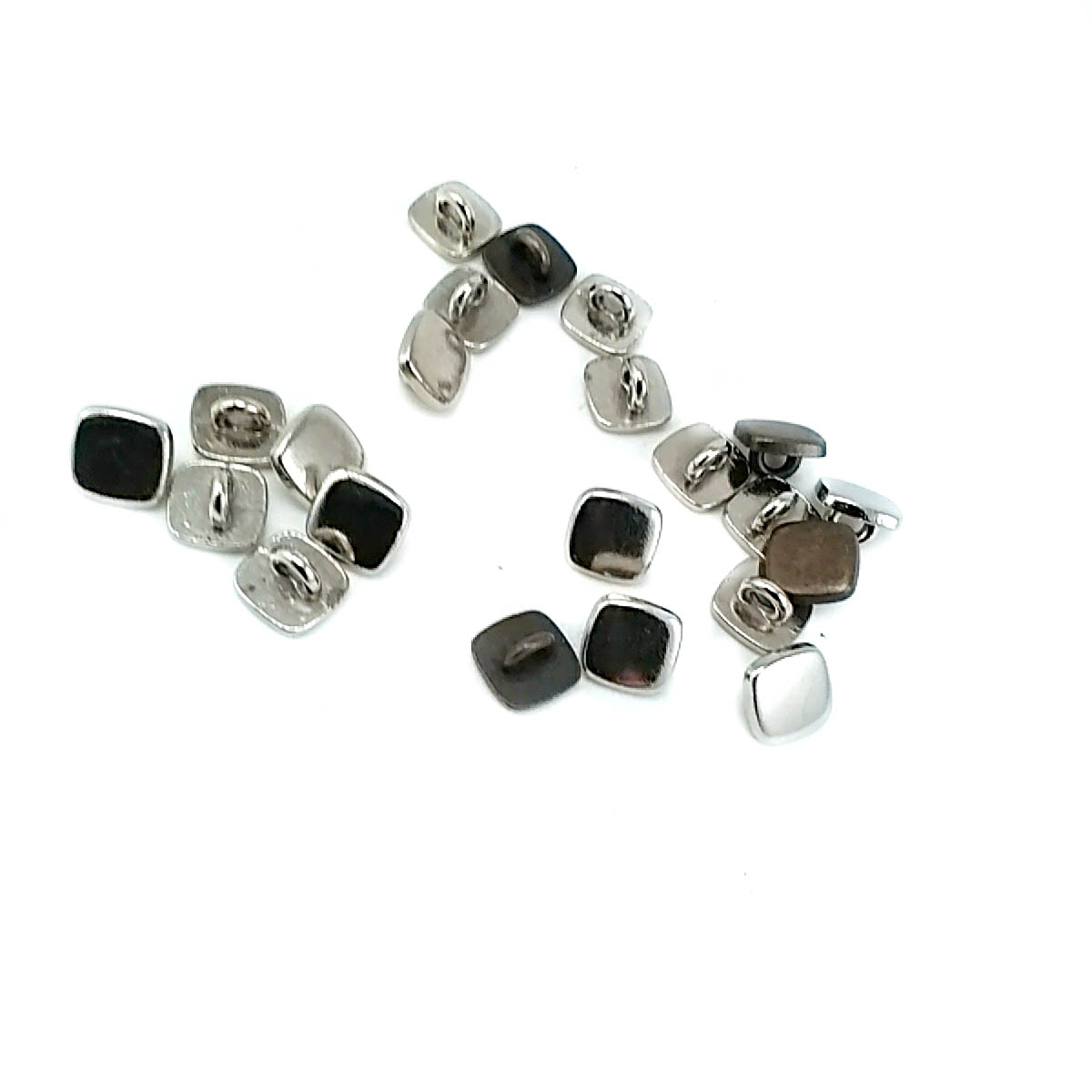 Plain Square Button 9 x 9 mm