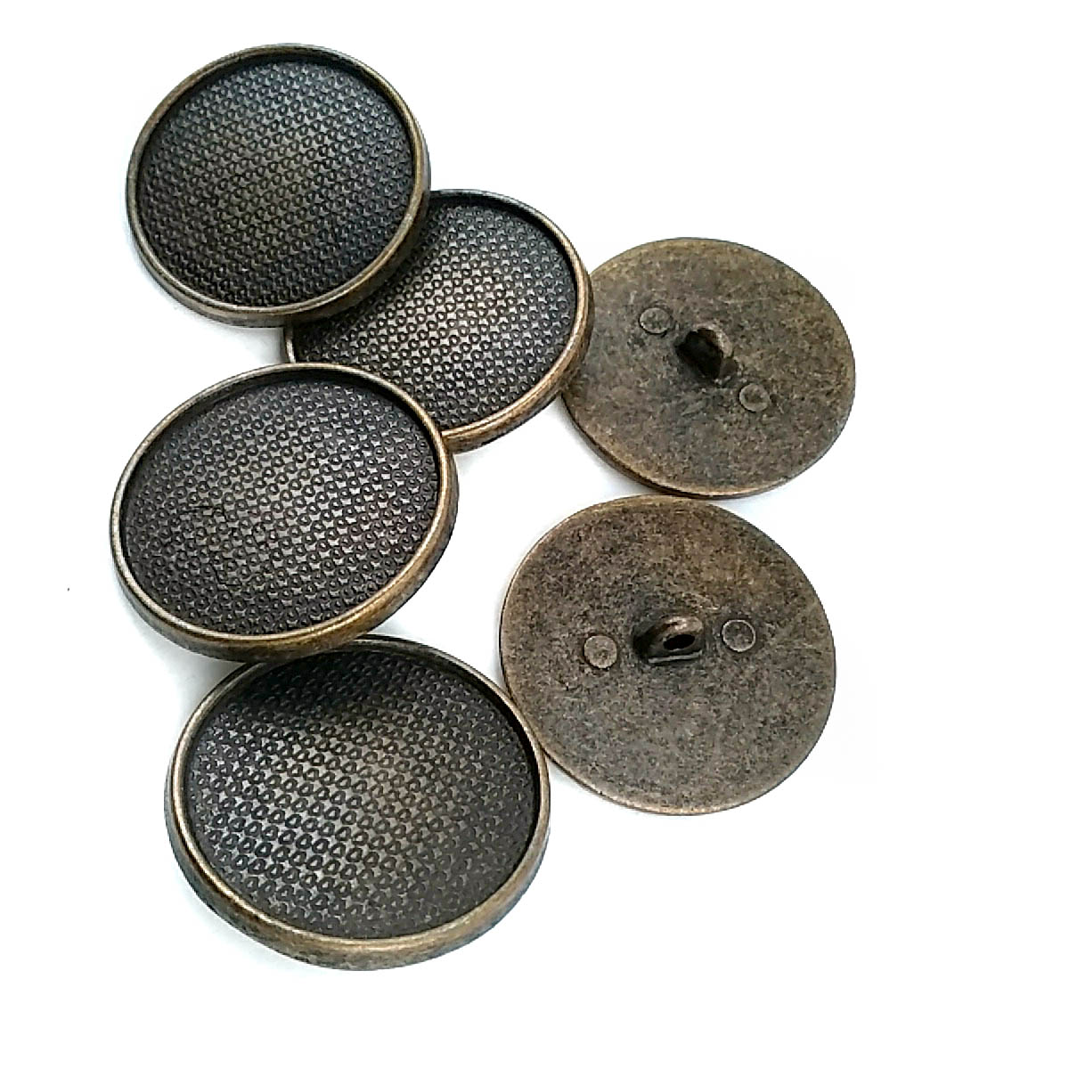 31 mm Enamel / Colored Shank Button front and detail view
