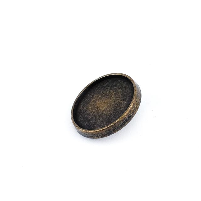 25 mm Enamel / Colored Shank Button front and detail view