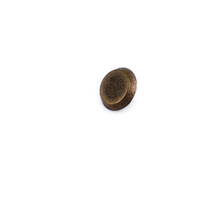 14 mm - 23 size Round Stamped metal foot button