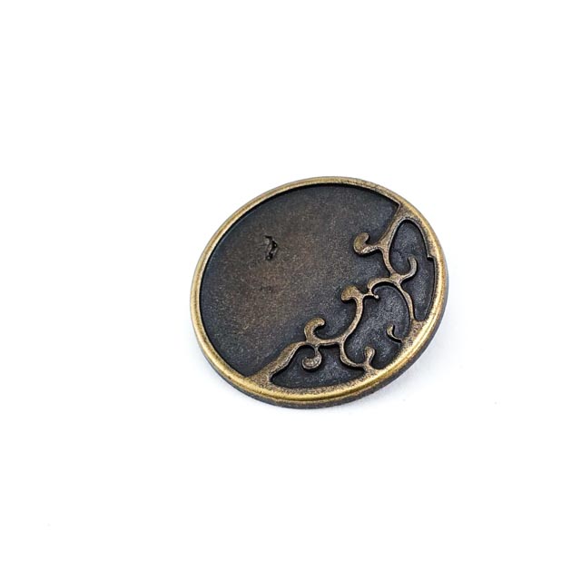 34 mm Shank Button front and detail view