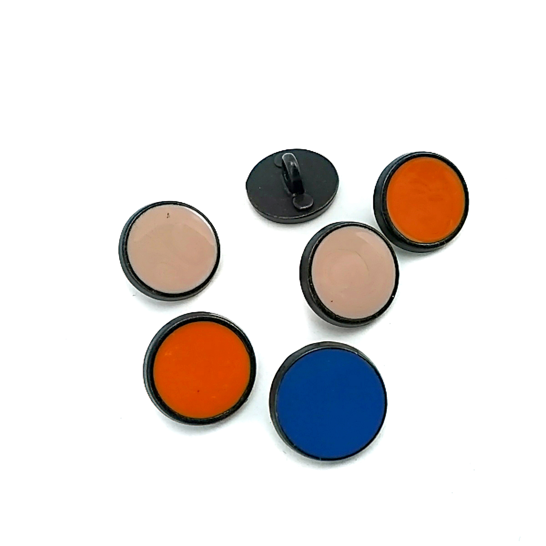Enamel Metal Shank Button Jacket and Cardigan Button 15 mm - 24 L E 778