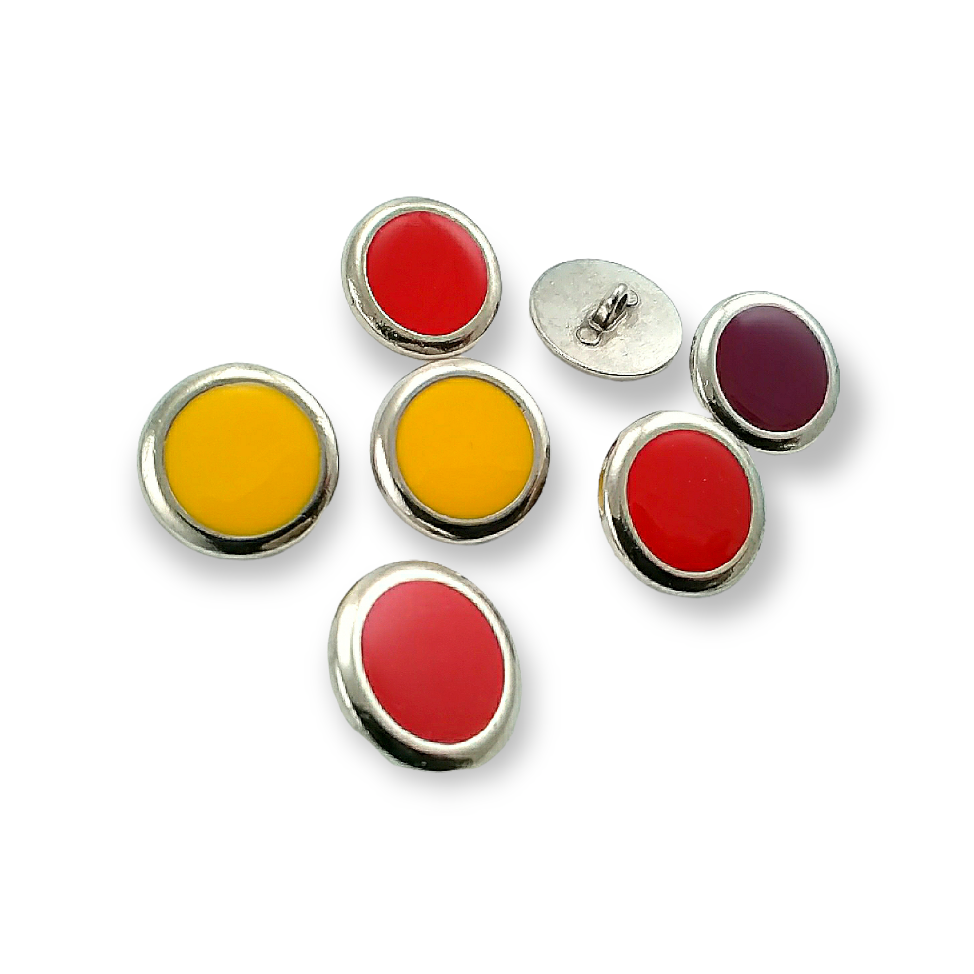 Enamel Metal Shank Button Jacket Button 20 mm - 39 L E 780