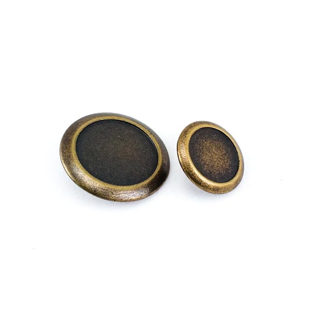 15 mm Shank Button front and detail view