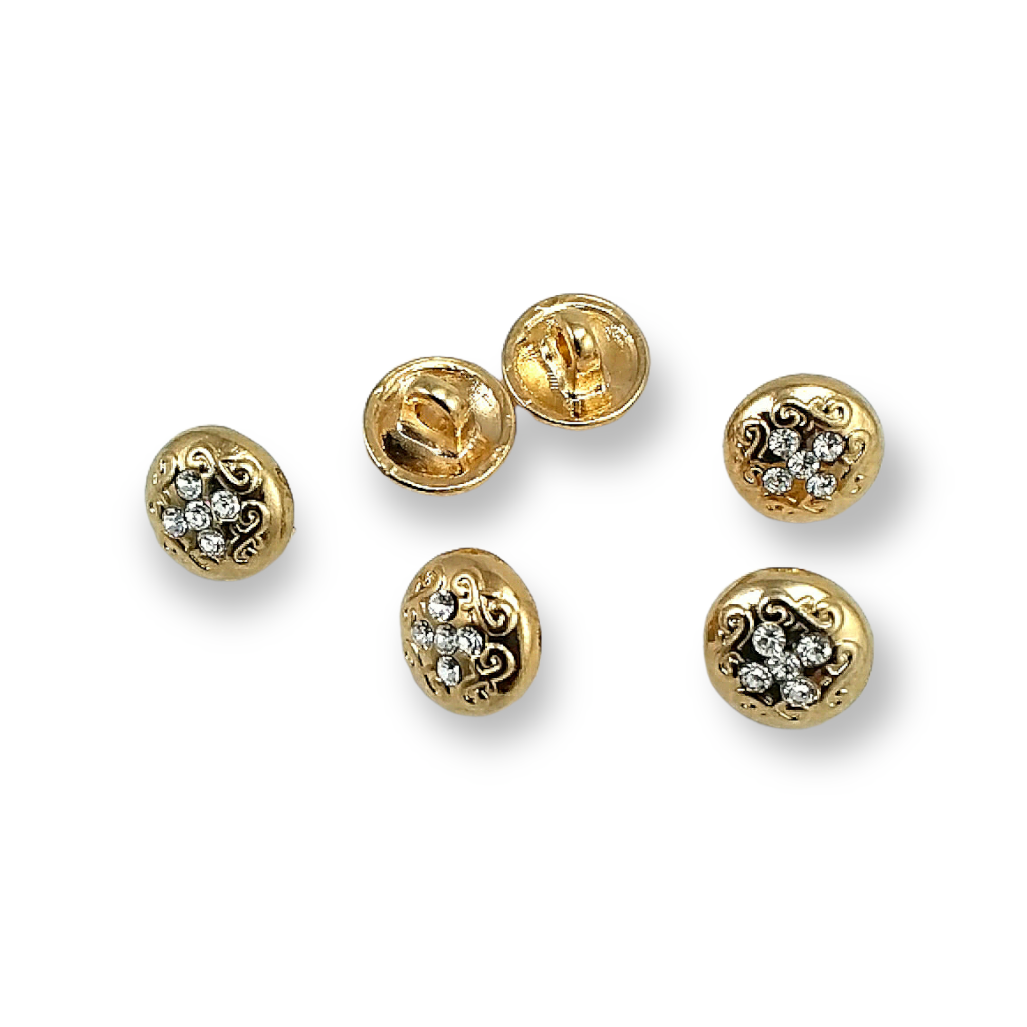 Blouse Buttons 11 mm - 18 L Rhinestone Buttons E 792 Blouse Buttons 11 mm - 18 L Rhinestone Buttons E 792