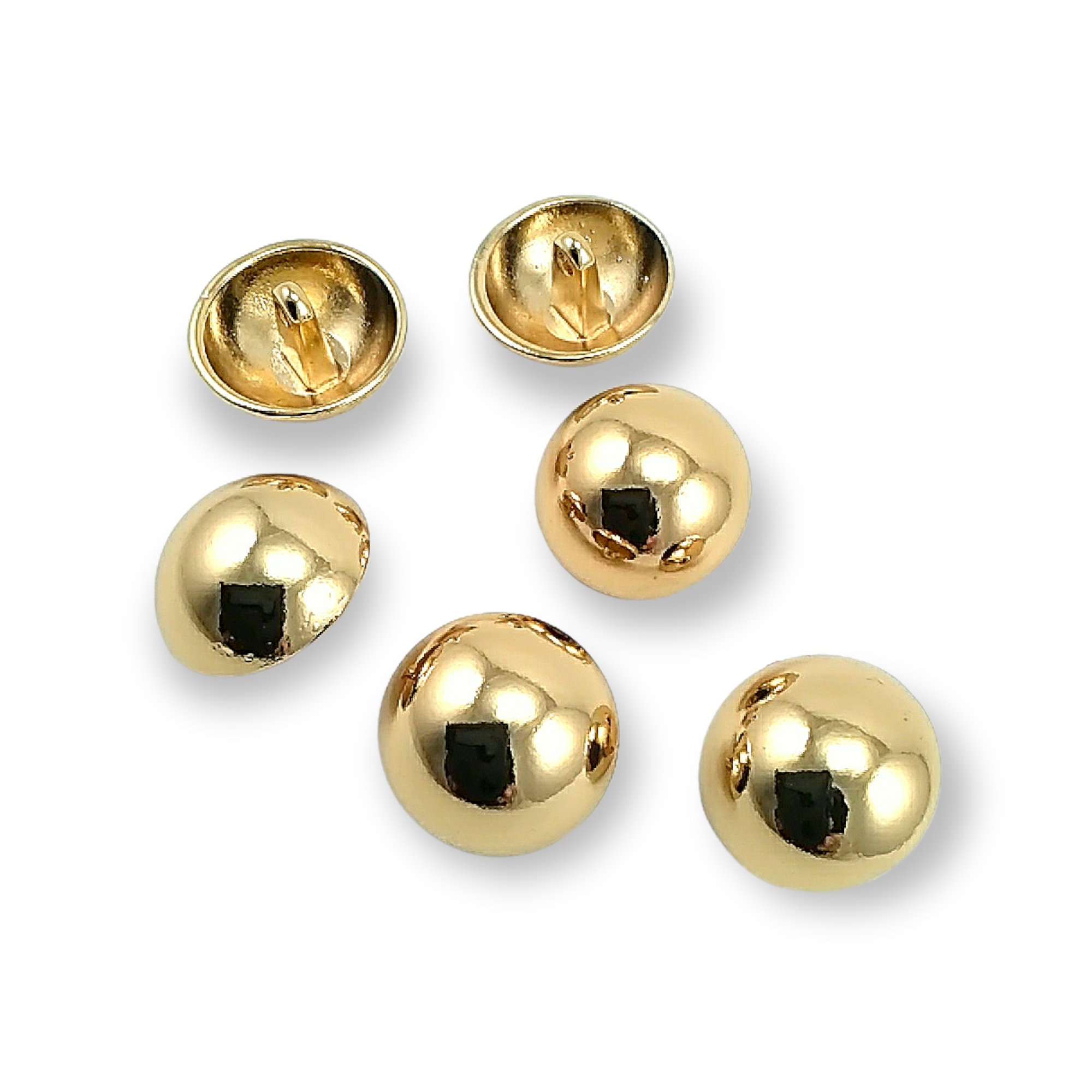 Half Ball Button Shank 19 mm 31 L Metal Button E 22