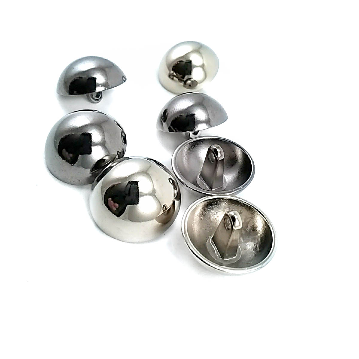 Half Ball Button Shank 19 mm 31 L Metal Button E 22