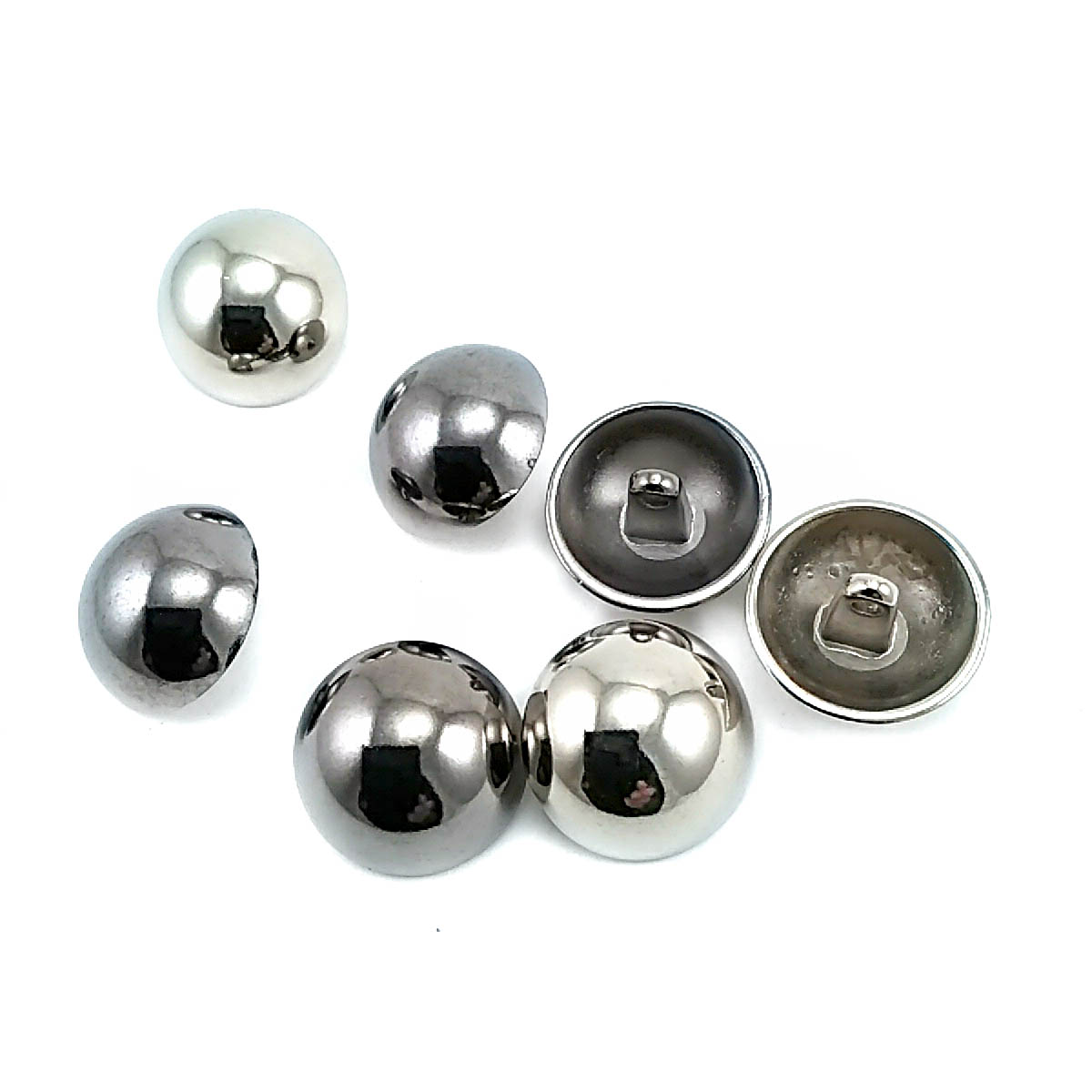 Half Ball Button Shank 19 mm 31 L Metal Button E 22