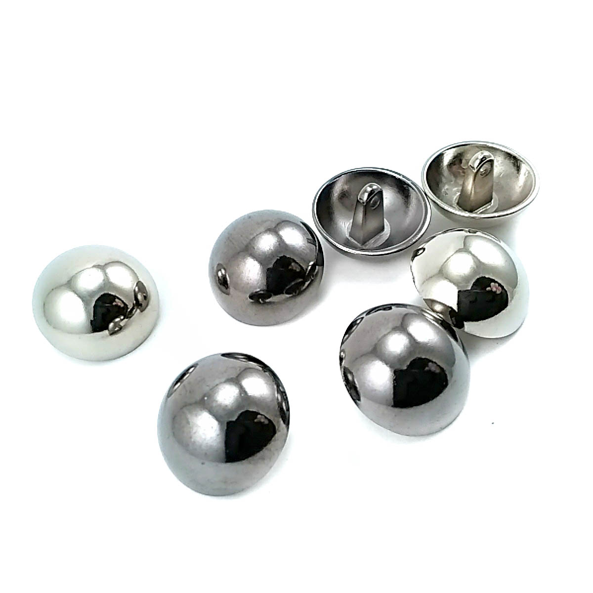 Half Ball Button Shank 19 mm 31 L Metal Button E 22