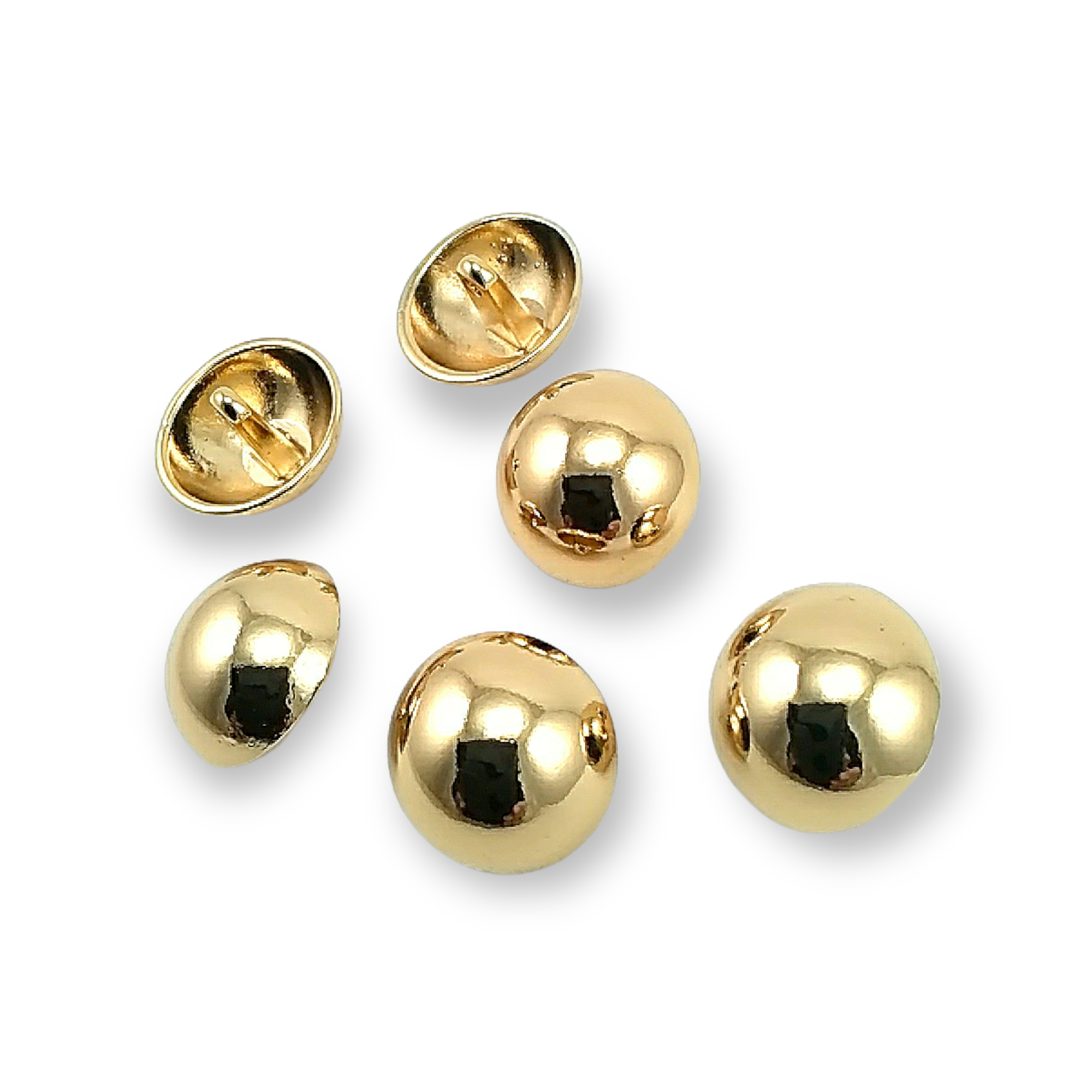 Half Ball Button Shank 19 mm 31 L Metal Button E 22