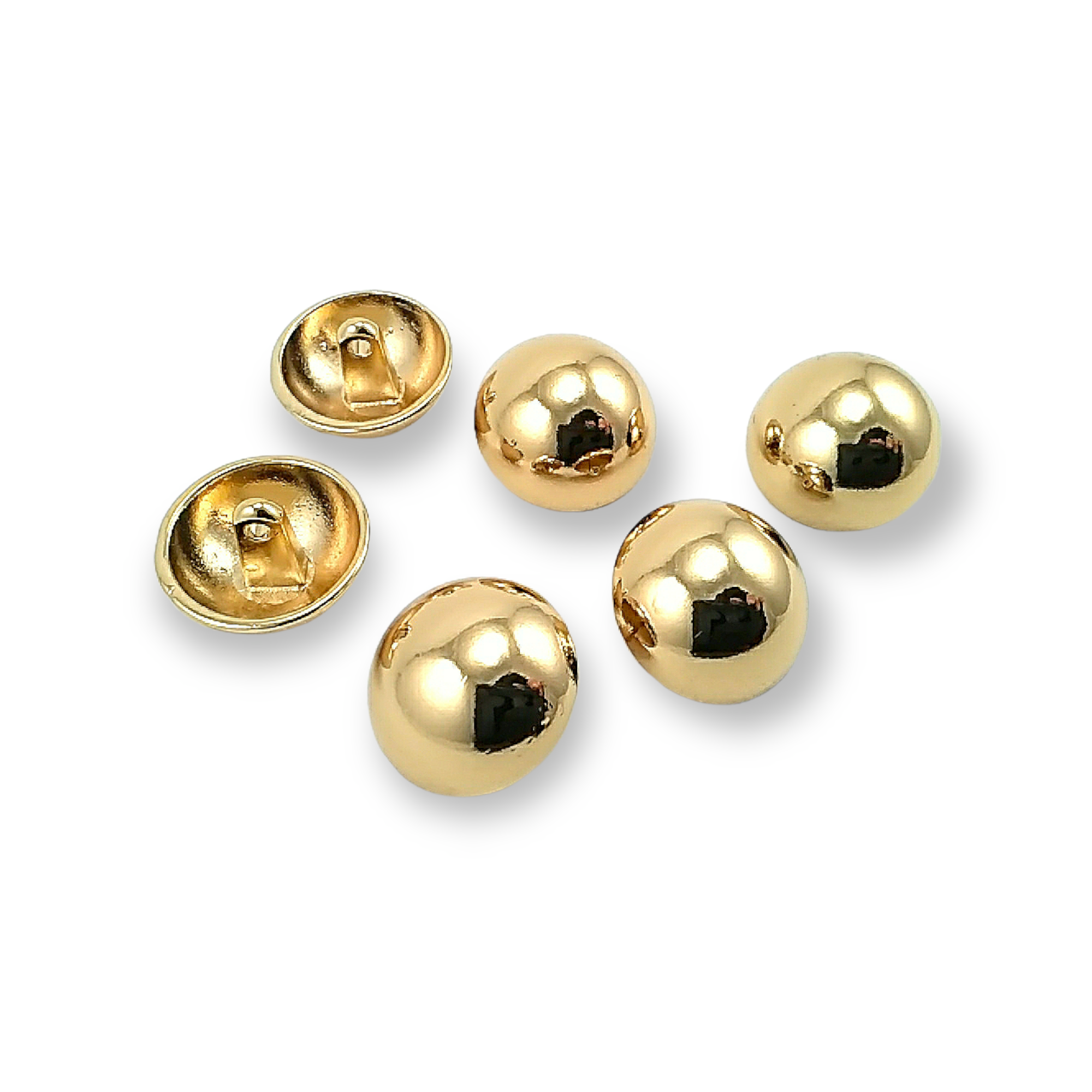 Half Ball Button Shank 19 mm 31 L Metal Button E 22