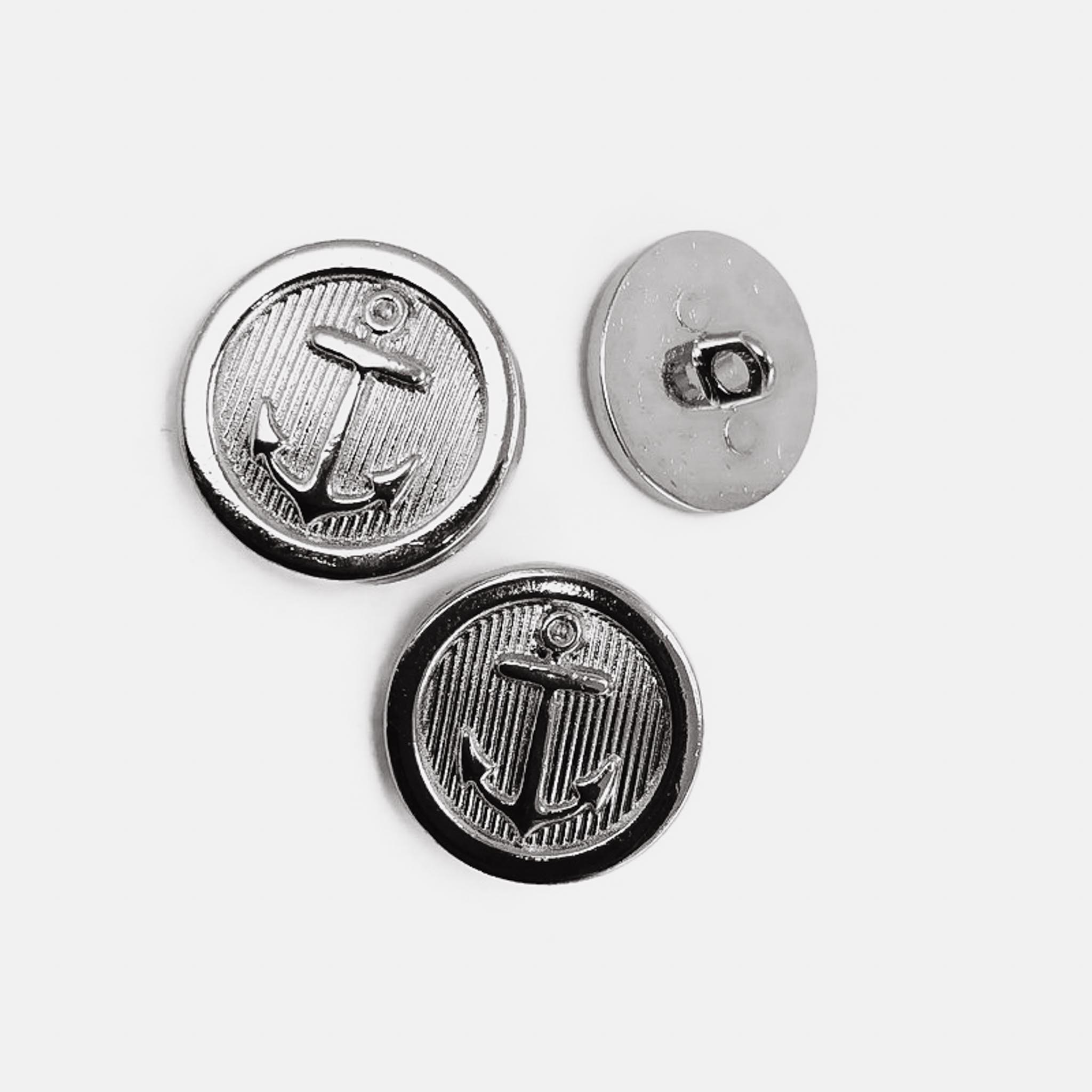 20 mm Shank Button product image 20 mm Shank Button front and detail view
