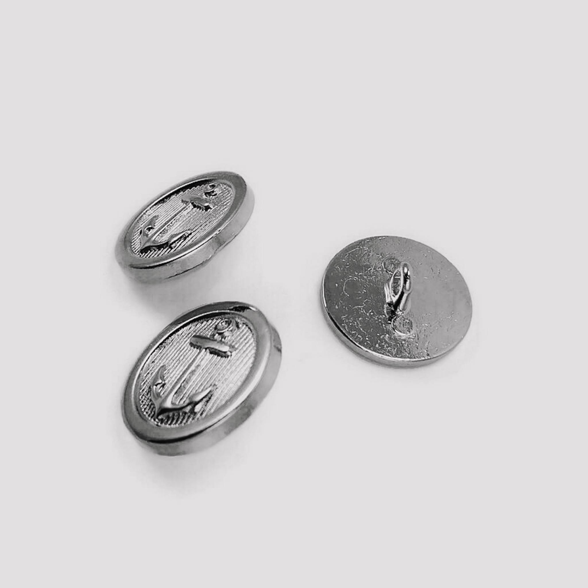 20 mm Shank Button front and detail view