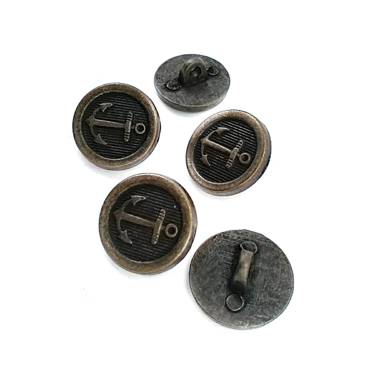 17 mm Shank Button front and detail view