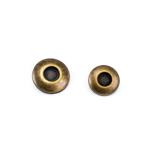 Metal Classic Foot Button 13 mm 22 lignes 21 Metal Classic Foot Button 13 mm 22 lignes 21