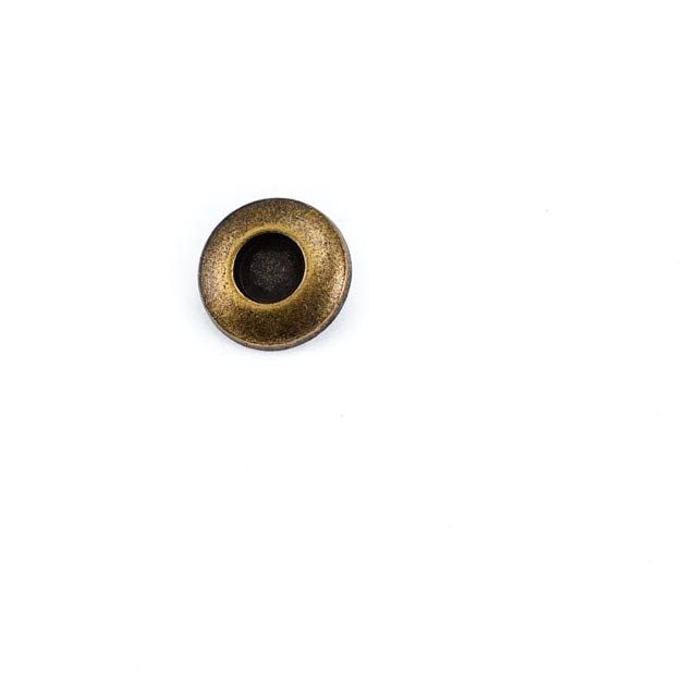 Metal Classic Foot Button 13 mm 22 lignes 21