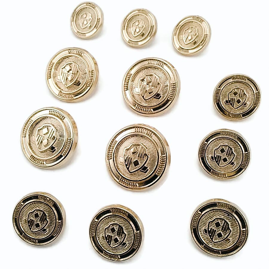 Blazer Metal Button Set (12 pcs) Jacket Button and Cufflinks