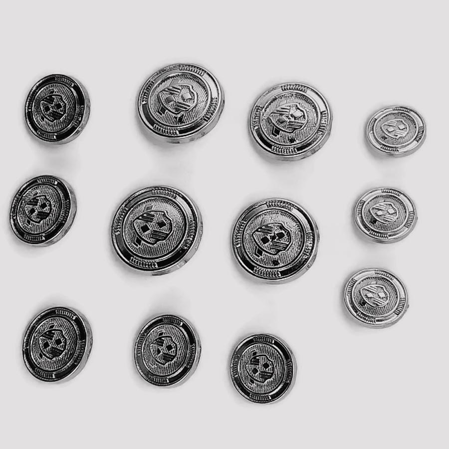 Blazer Metal Button Set (12 pcs) Jacket Button and Cufflinks