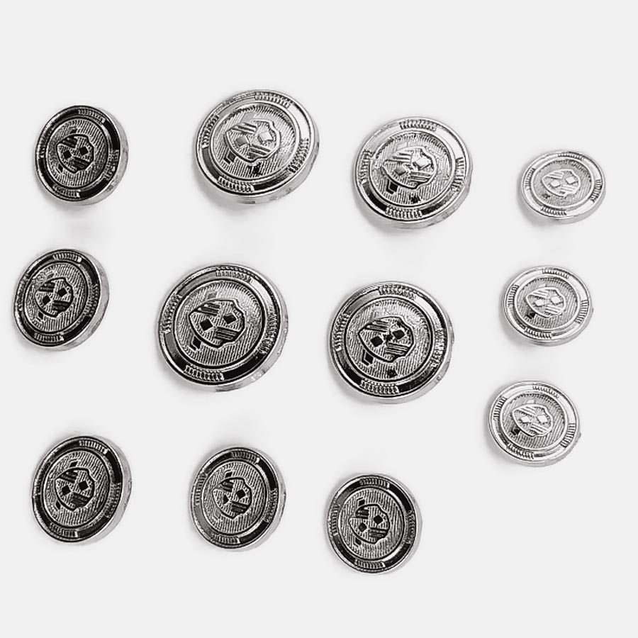 Blazer Metal Button Set (12 pcs) Jacket Button and Cufflinks