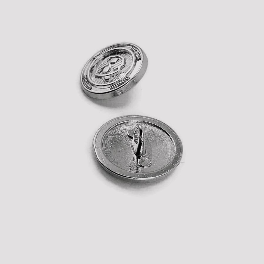 15 mm Shank Button front and detail view