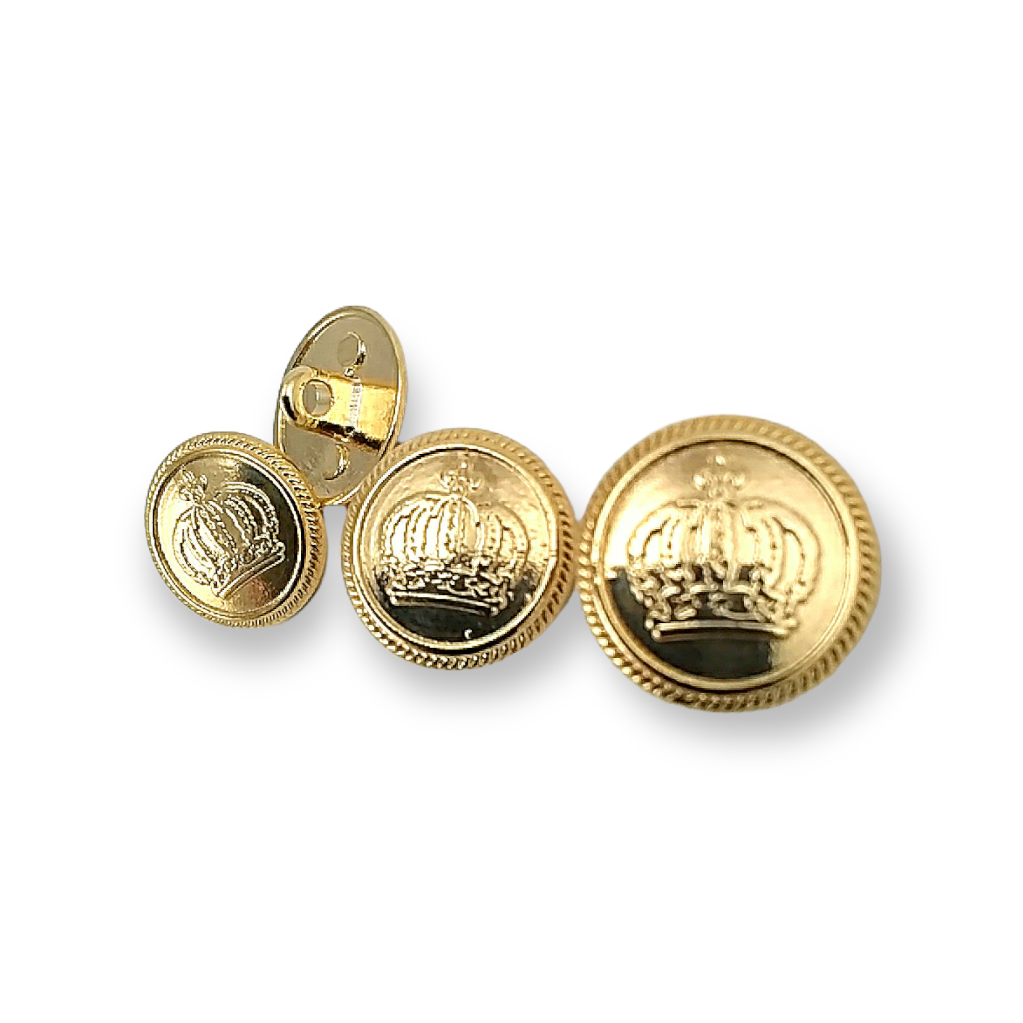 Shank Button 17 mm - 28 L Crown Logo E 980