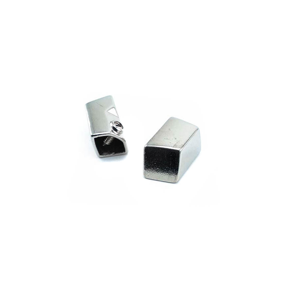 Metal Screw Lacing End 17.4 x 13.6 mm BU 01