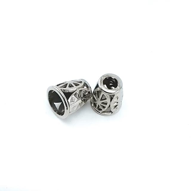 Zamak Bağ ucu Desenli Tasarım 15 mm E 1024