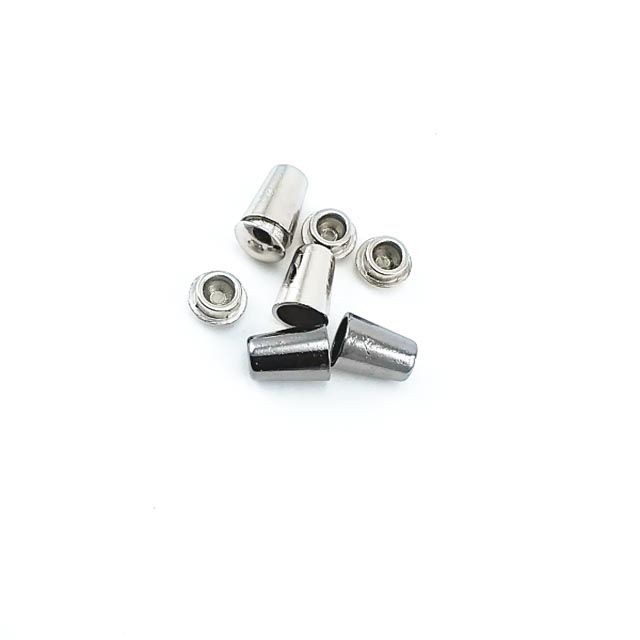 Cord End Cord Entry 5 mm Metal Length 11 mm E 103 K Cord End Cord Entry 5 mm Metal Length 11 mm E 103 K