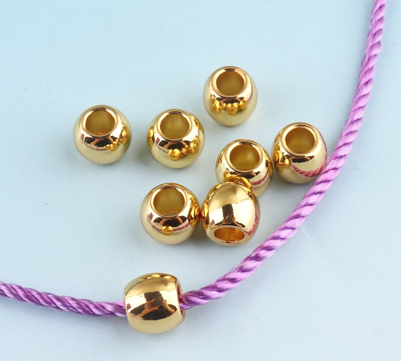 Bead Shape Cord End Cup 5 mm Inlet E 1569