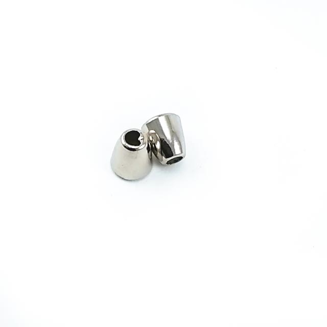 Metal cord end diameter 4 mm length 9 mm Metal cord end diameter 4 mm length 9 mm