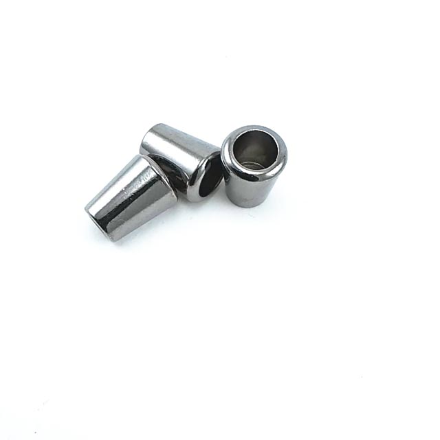 Metal cord end diameter 4 mm length 9 mm Metal cord end diameter 4 mm length 9 mm