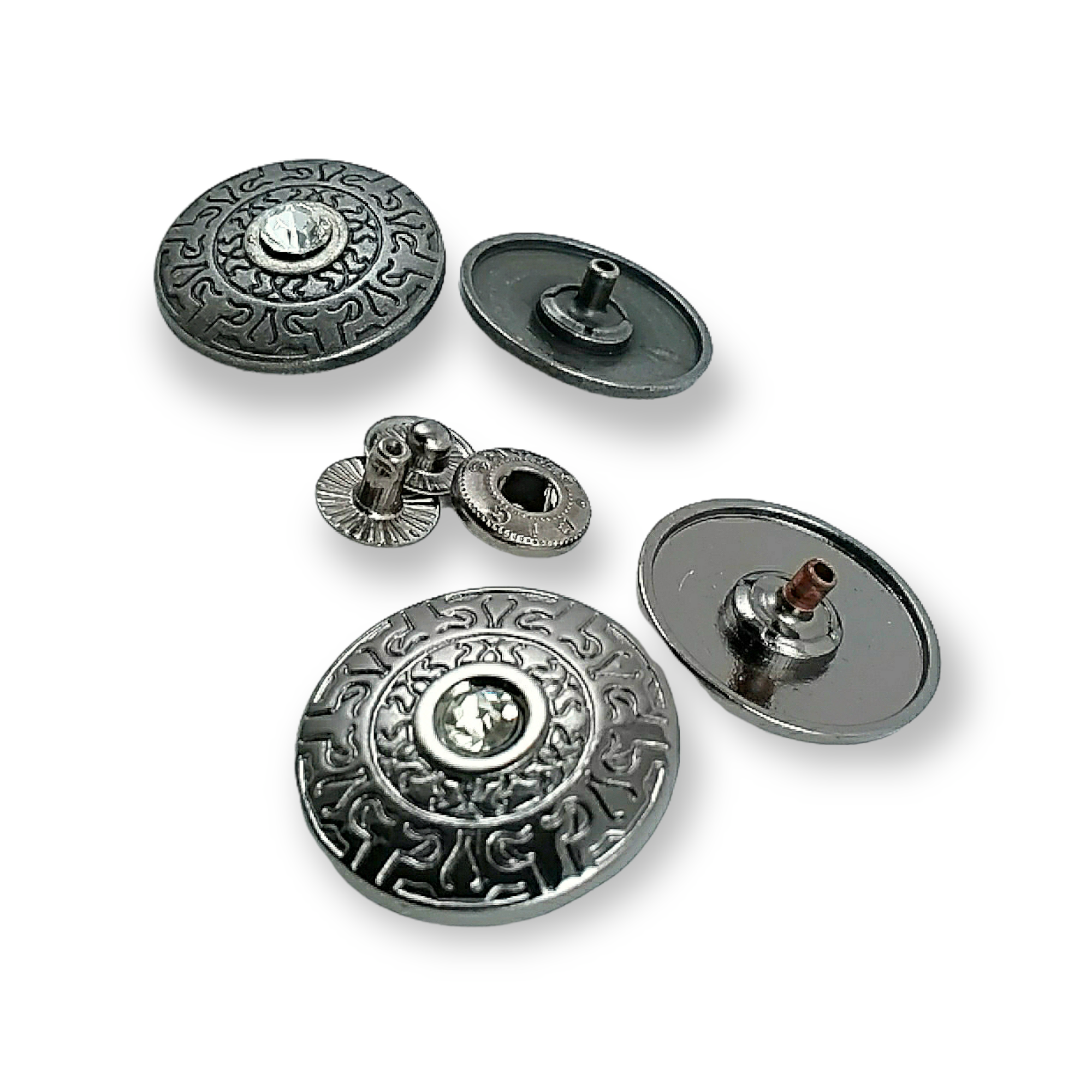 Rhinestone Snap Button for Jacket and Coat Button 26 mm 42 L B 47 Rhinestone Snap Button for Jacket and Coat Button 26 mm 42 L B 47
