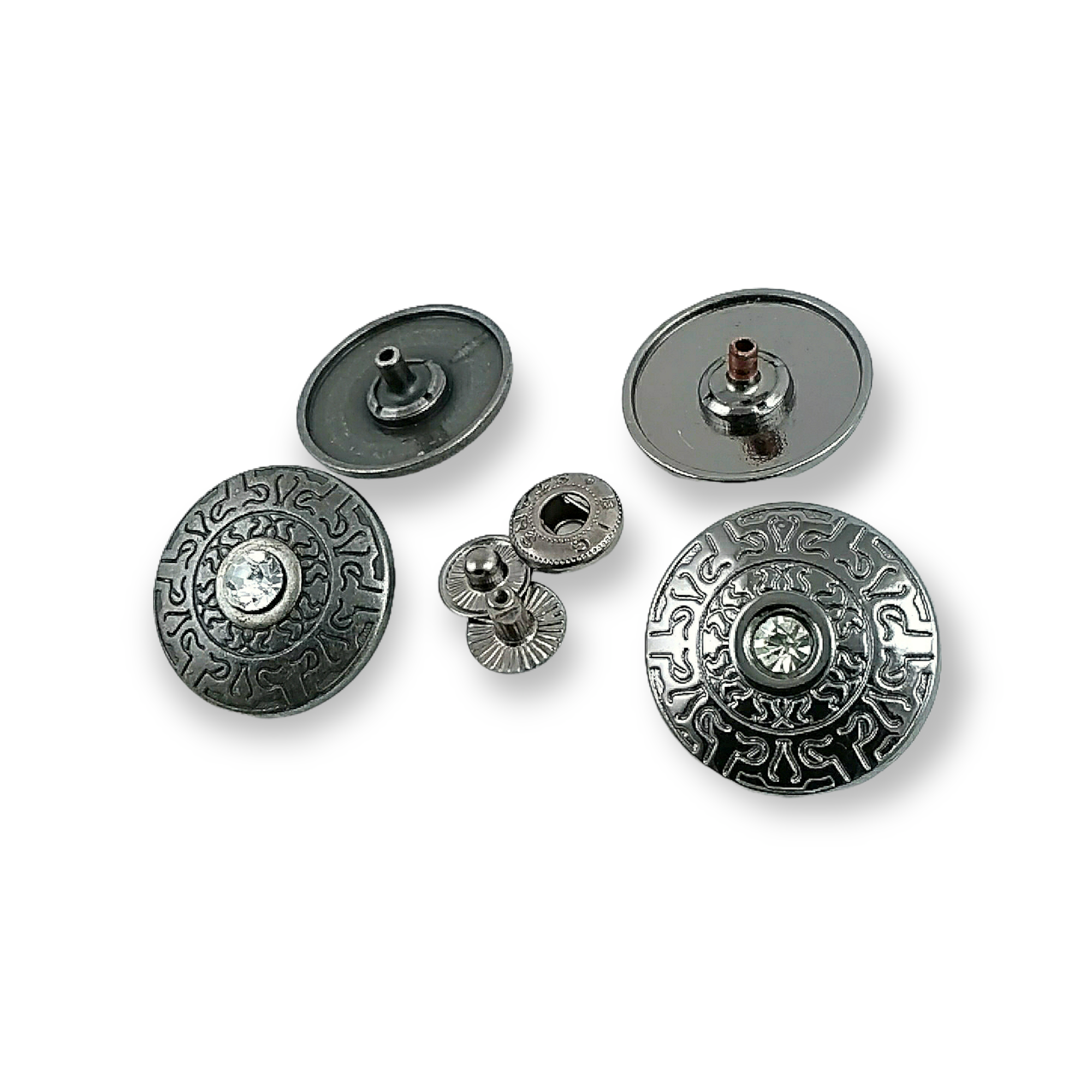 Rhinestone Snap Button for Jacket and Coat Button 26 mm 42 L B 47 Rhinestone Snap Button for Jacket and Coat Button 26 mm 42 L B 47