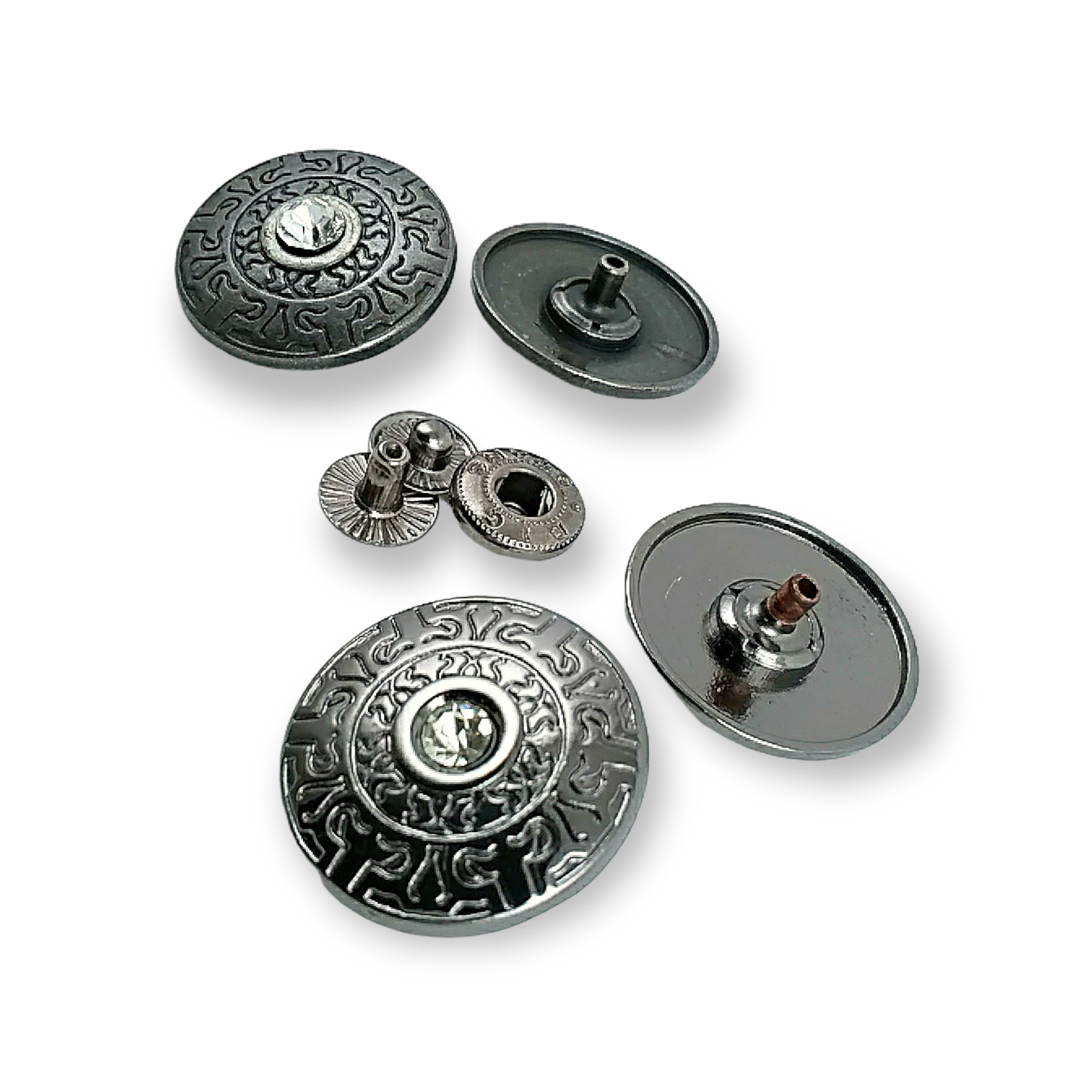Rhinestone Snap Button for Jacket and Coat Button 26 mm 42 L B 47 Rhinestone Snap Button for Jacket and Coat Button 26 mm 42 L B 47